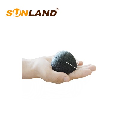 Sunland hot sell multi color facial plant fiber konjac sponge 100% natural