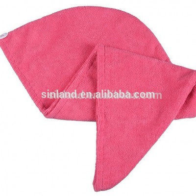 Sunland 9.8inch x 25.6inch Ultra Absorbent Microfiber Twist Hair Turban Towel