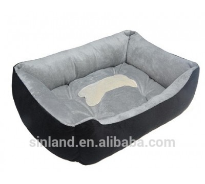 Sunland pet self warming beds for Cat or Dog SOFA Bed -Thick, Bolstered Ultra-Soft Microfiber Black