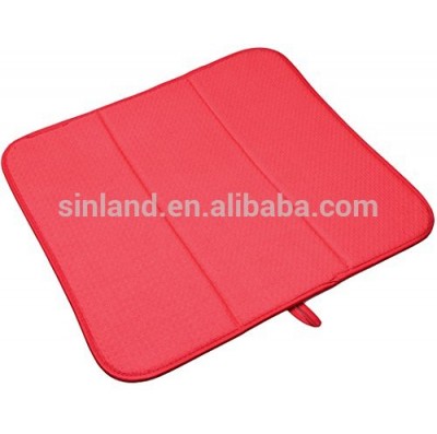 Sinland 40cmx46cm Microfiber Super Absorbent Glass Drying Mat Microfiber Super Absorbent Kitchen Mat