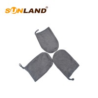 Sunland low price microfiber face cleansing makeup remover gloves