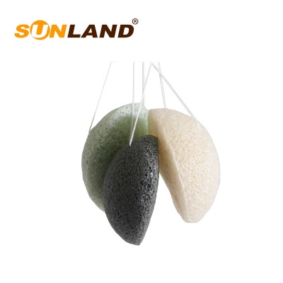 Sunland Konjac Sponge Natural Facial Cleansing Exfoliating Beauty Sponges