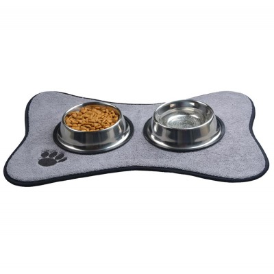 Sunland Microfiber Pet Cat Dog Feeding Food Mat